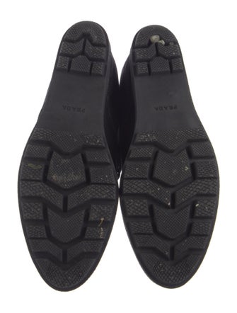Prada Suede Lace-Up Boots