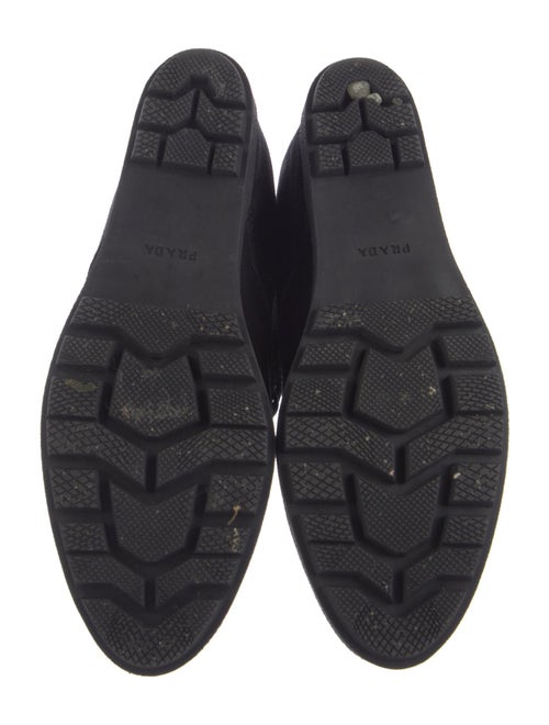 Prada Suede Lace-Up Boots