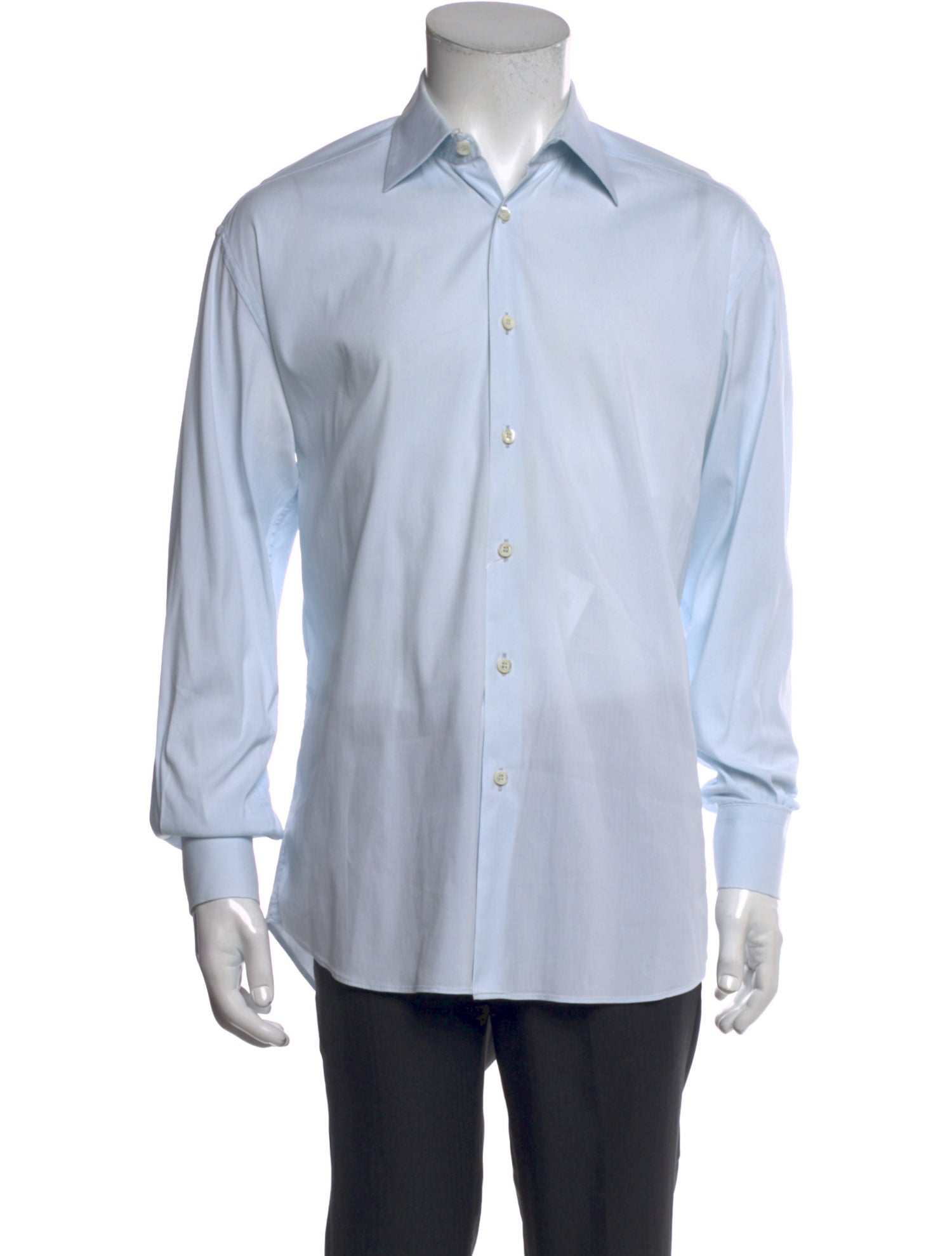 Prada Late 2000's - Early 2010's Long Sleeve Dress Shirt