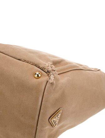 Prada Enameled Metal Triangle Tote