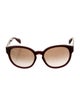 Prada Oversize Gradient Sunglasses