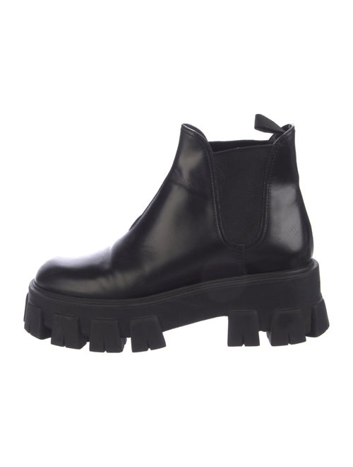 Prada Leather Chelsea Boots