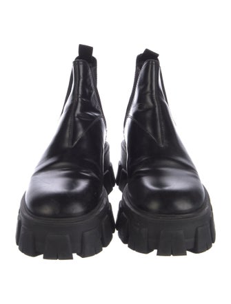 Prada Leather Chelsea Boots