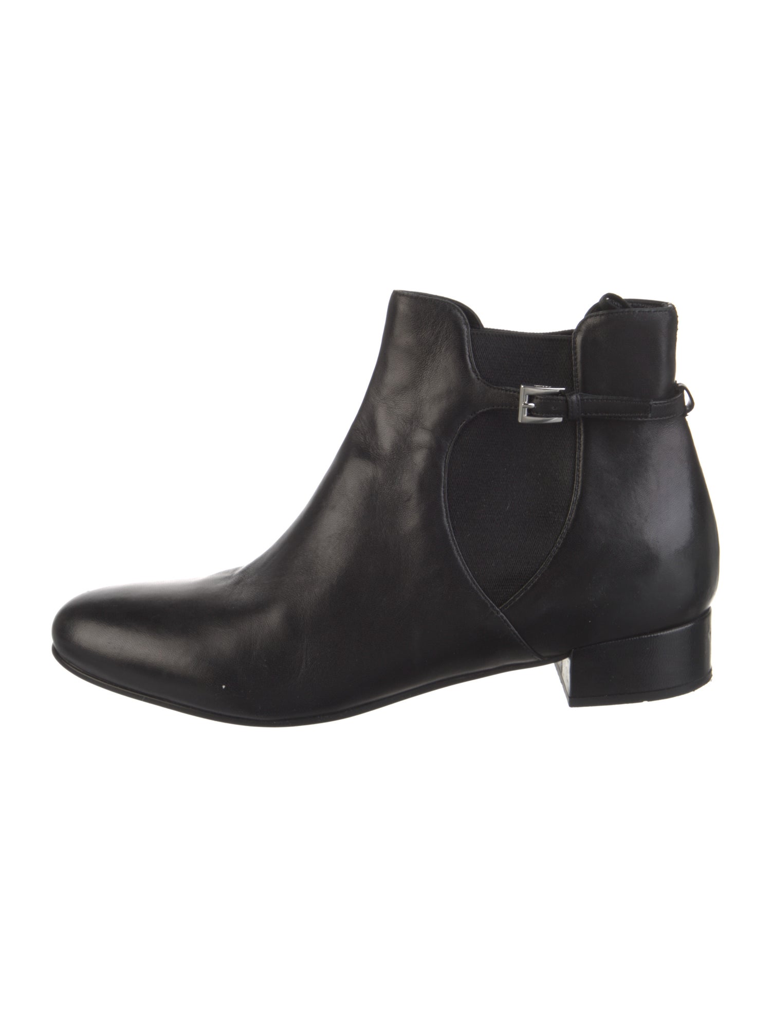 Prada Leather Chelsea Boots