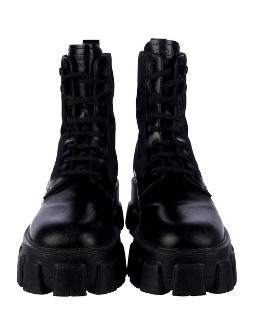 Prada Leather Combat Boots