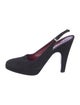 Prada Suede Slingback Pumps