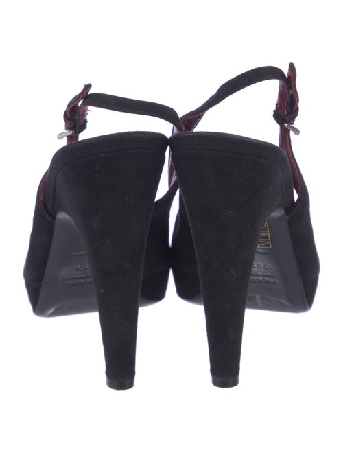 Prada Suede Slingback Pumps