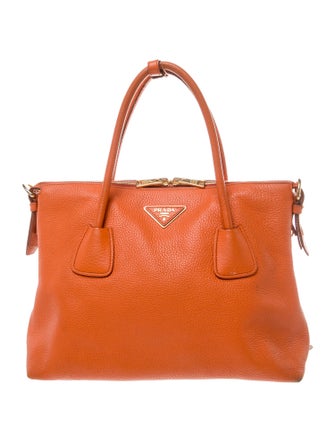 Prada Vitello Daino Leather Top Handle Bag