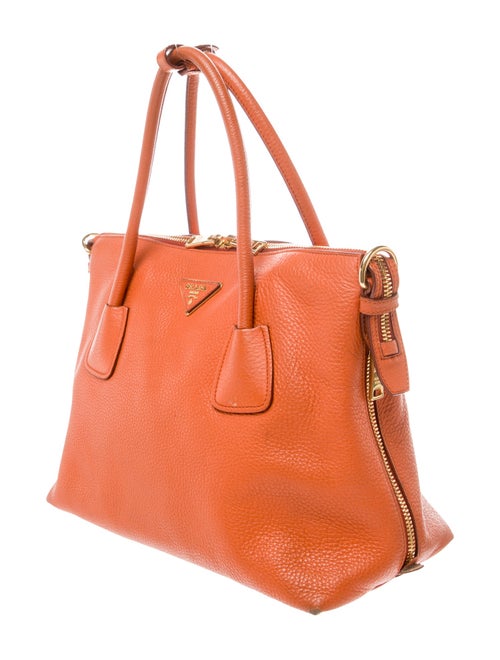 Prada Vitello Daino Leather Top Handle Bag