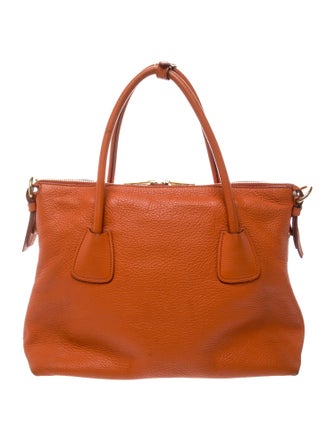 Prada Vitello Daino Leather Top Handle Bag