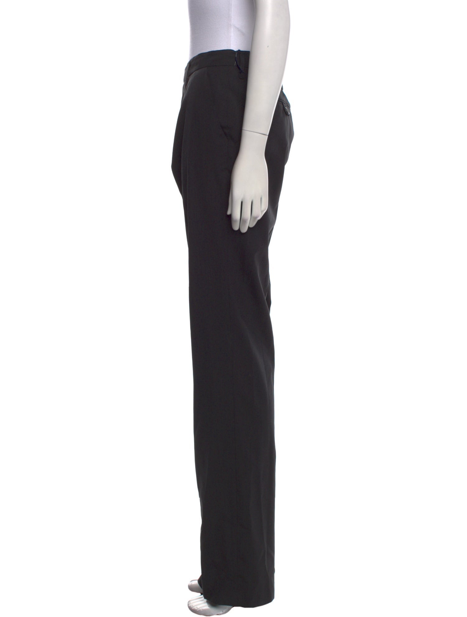 Prada Virgin Wool Straight Leg Pants