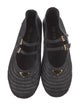 Prada Raffia Mary Jane Flats