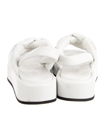 Prada Leather Slingback Sandals