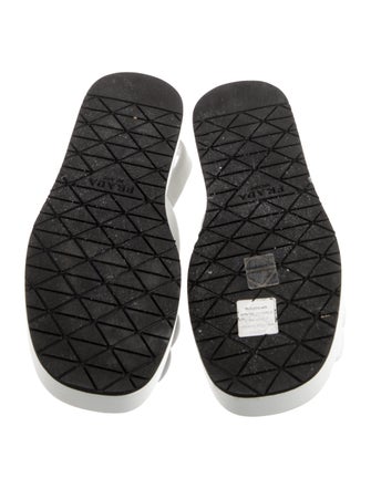 Prada Leather Slingback Sandals