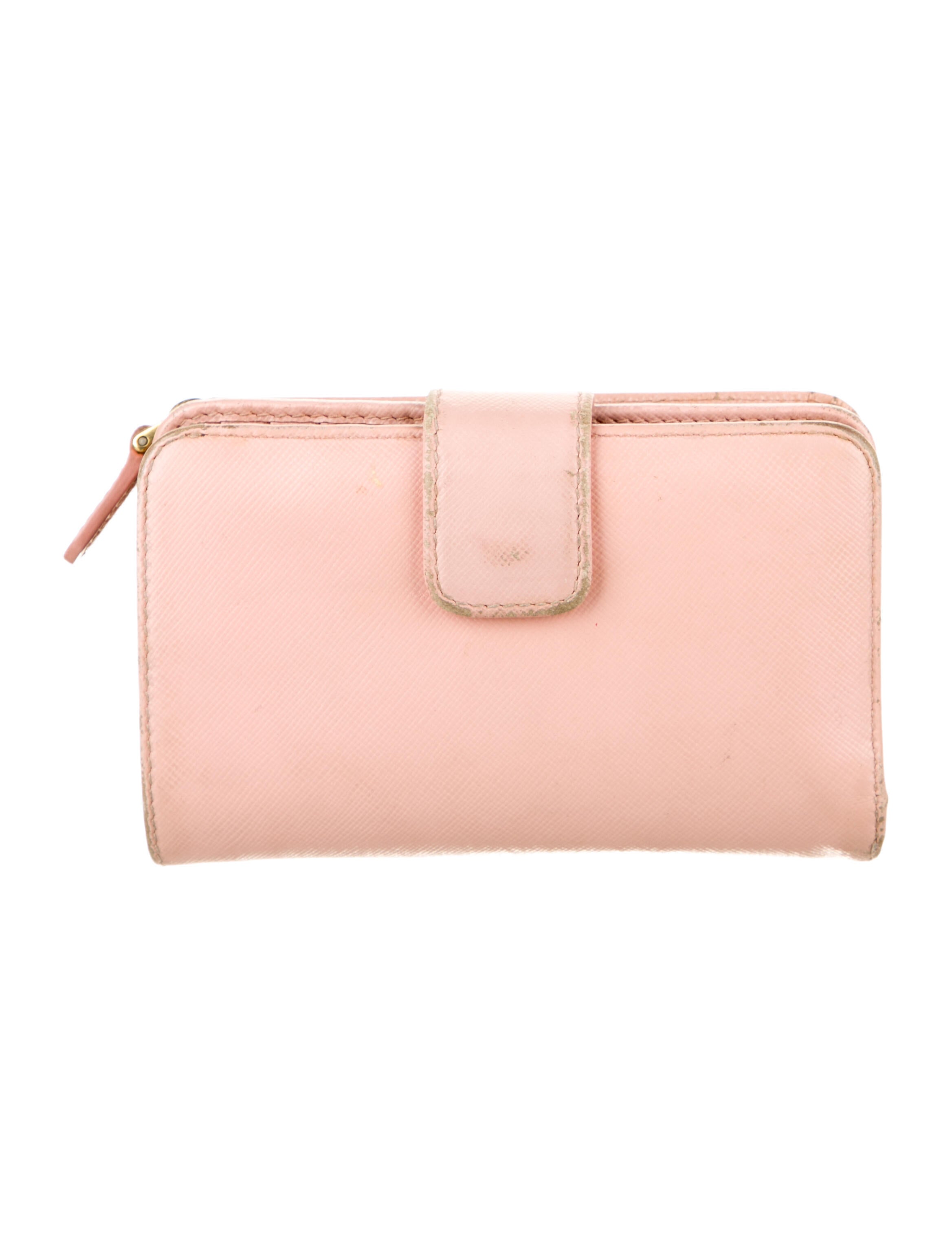 Prada Saffiano Metal Leather French Purse