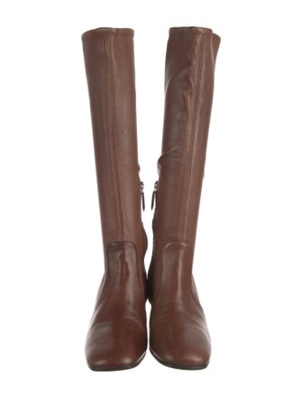 Prada Leather Riding Boots