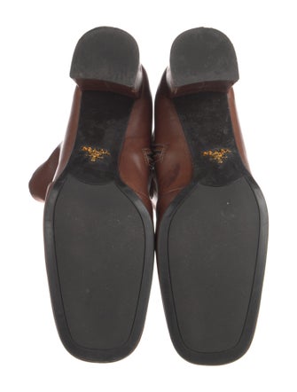 Prada Leather Riding Boots