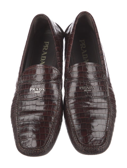 Prada Embossed Leather Drivers