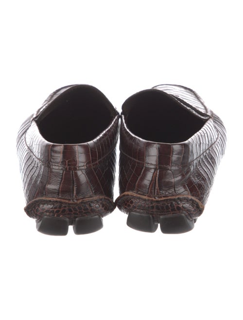 Prada Embossed Leather Drivers