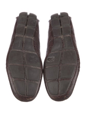 Prada Embossed Leather Drivers