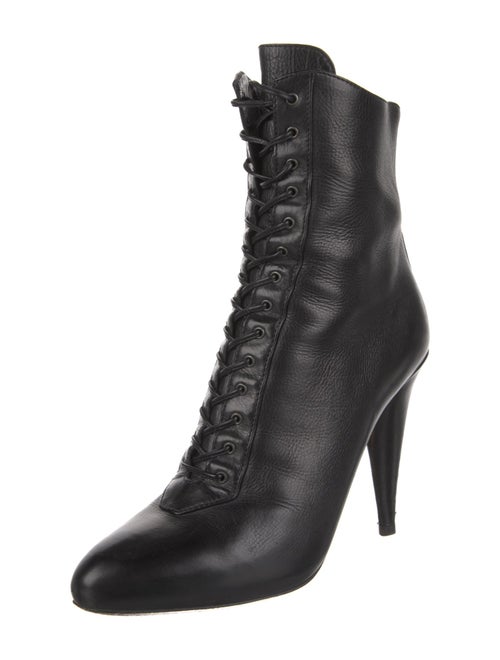 Prada Leather Lace-Up Boots