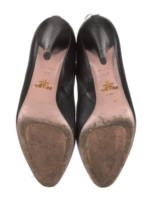 Prada Leather Lace-Up Boots