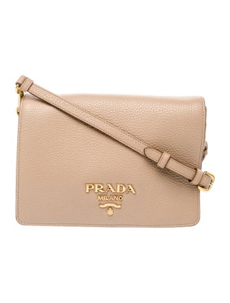 Prada Vitello Daino Leather Metal