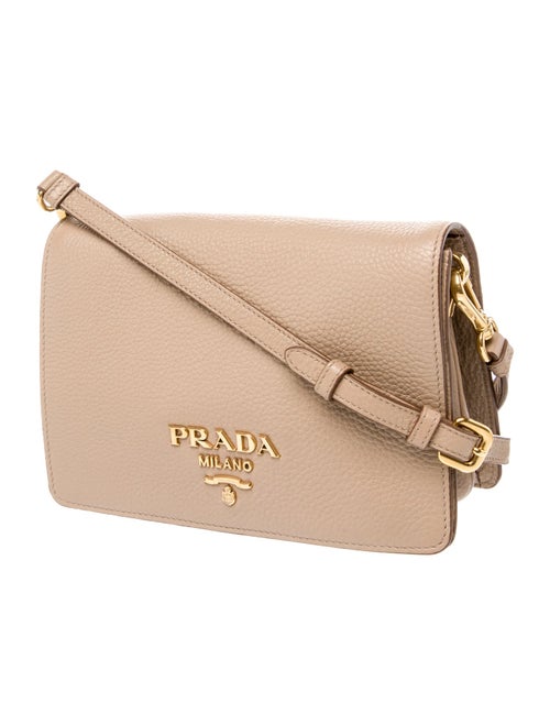 Prada Vitello Daino Leather Metal