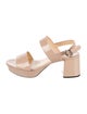 Prada Patent Leather Slingback Sandals