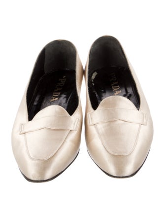 Prada Satin Loafers
