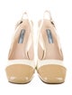 Prada Patent Leather Slingback Pumps
