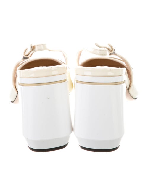 Prada Patent Leather Slingback Pumps