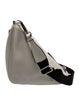 Prada Enameled Metal Triangle Triangle