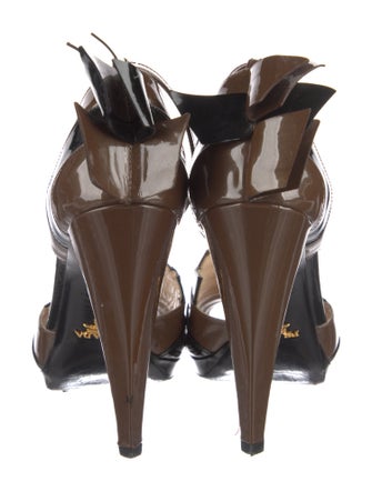 Prada Patent Leather D'Orsay Pumps