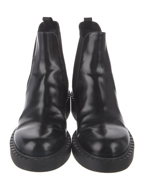 Prada Patent Leather Chelsea Boots