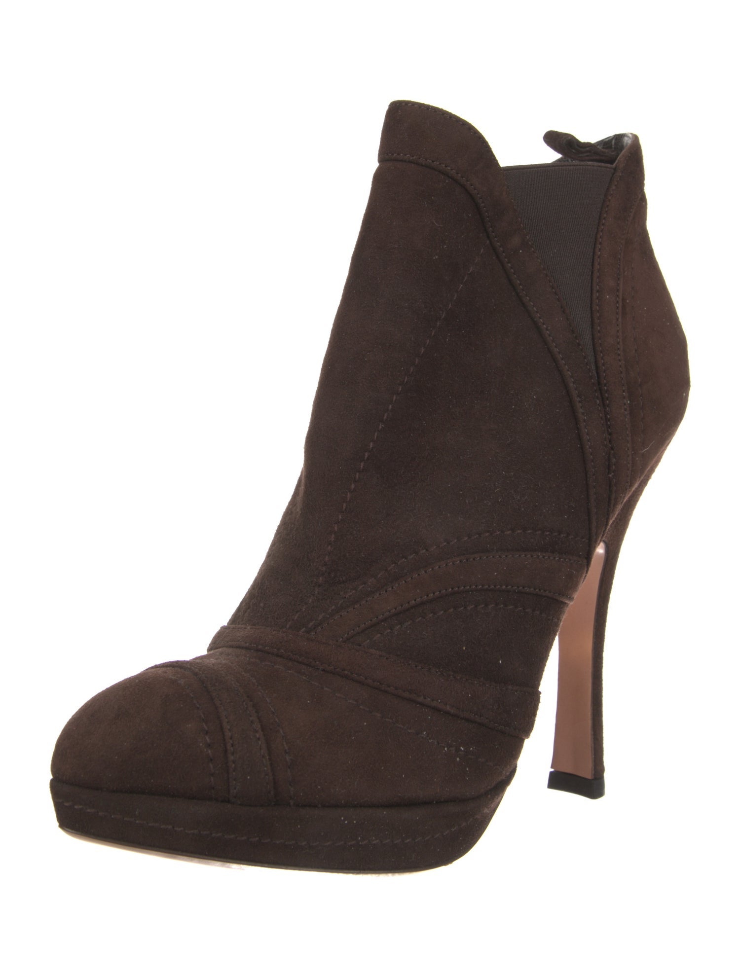 Prada Suede Chelsea Boots