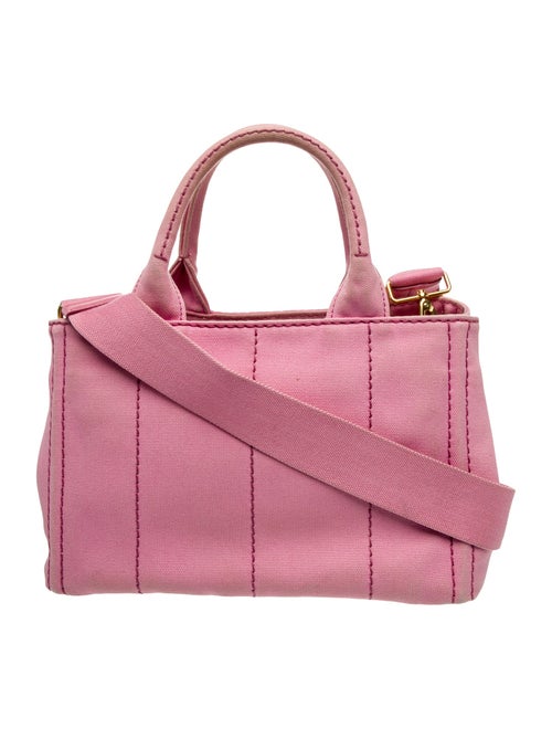 Prada Enameled Metal Triangle Canapa