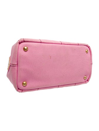 Prada Enameled Metal Triangle Canapa