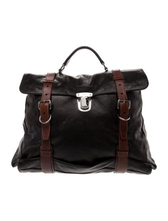 Prada Glace Calf Leather Briefcase