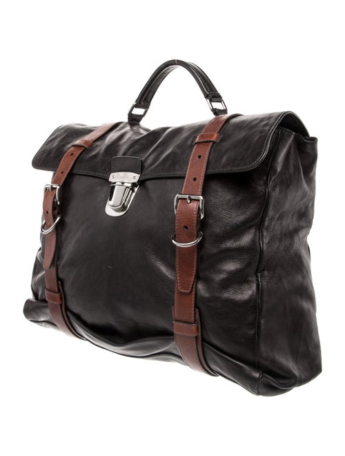 Prada Glace Calf Leather Briefcase