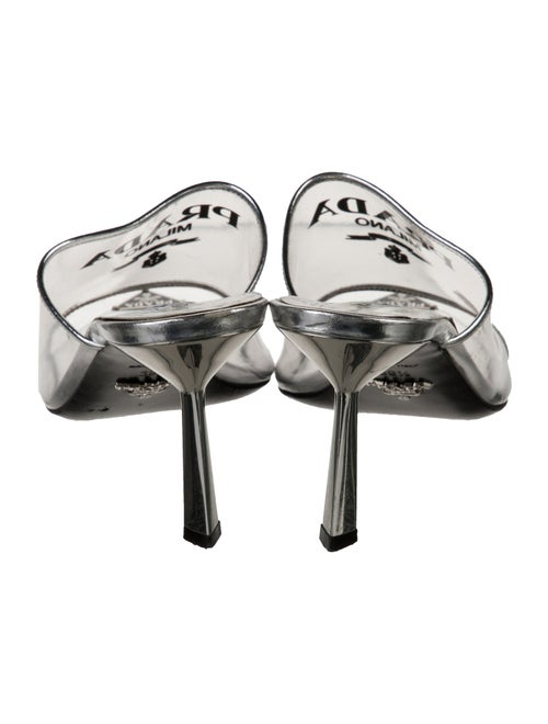Prada PVC Graphic Print Slides