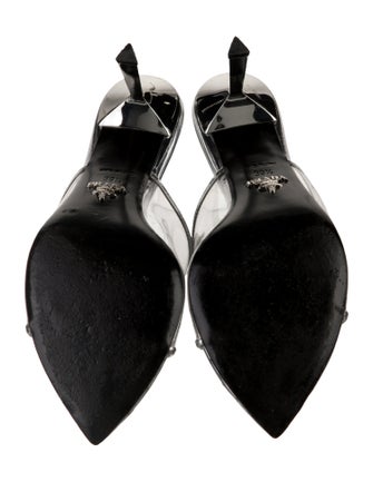 Prada PVC Graphic Print Slides