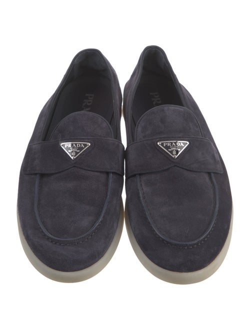 Prada Suede Boat Shoes