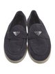 Prada Suede Boat Shoes