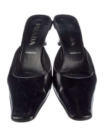 Prada Patent Leather Mules