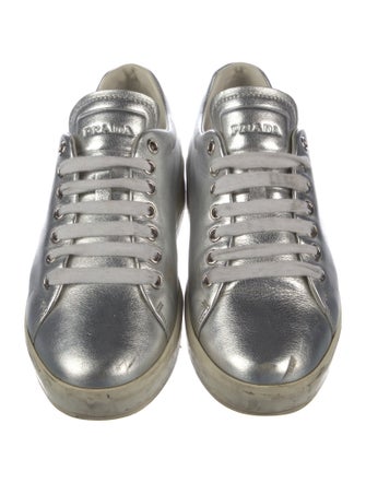 Prada Leather Sneakers
