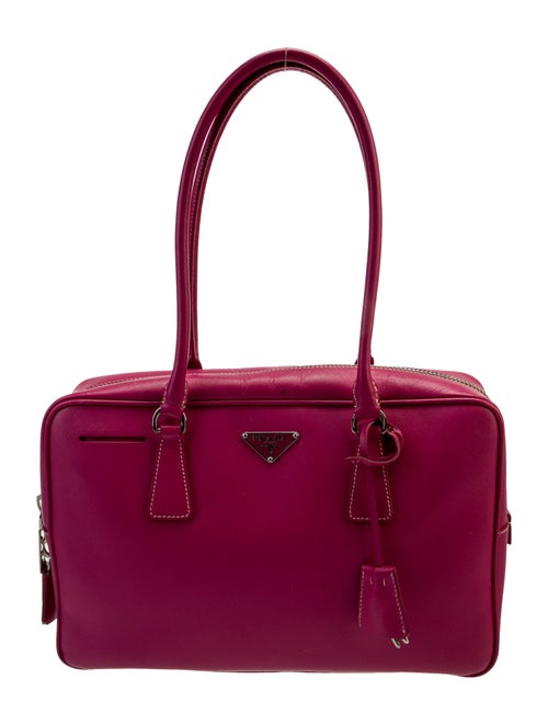 Prada Saffiano Lux Leather Bauletto