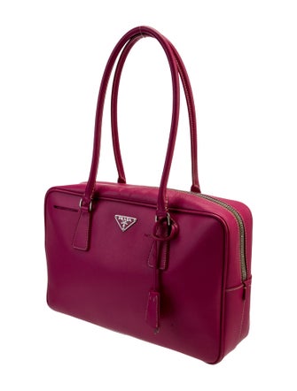 Prada Saffiano Lux Leather Bauletto