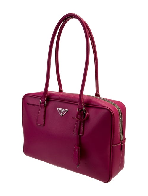 Prada Saffiano Lux Leather Bauletto