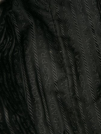 Prada Enameled Metal Triangle Easy